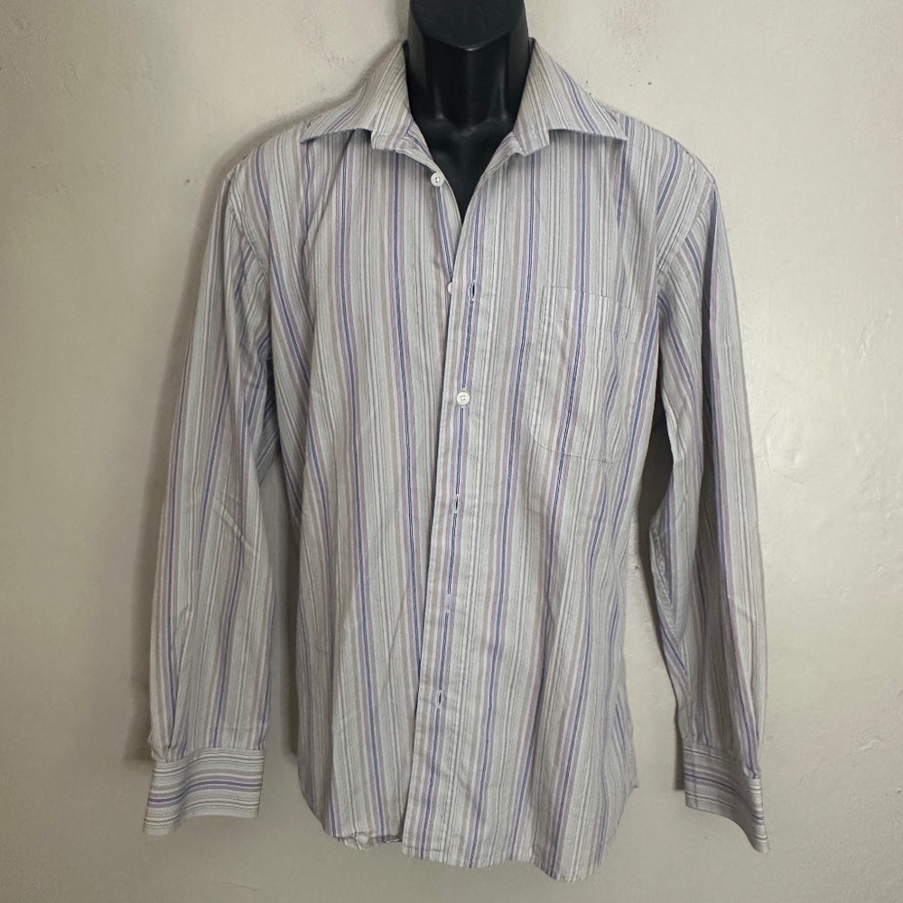 Klauss Boehler Long Sleeve Shirt 15.5 neck Gently worn Cotton blend